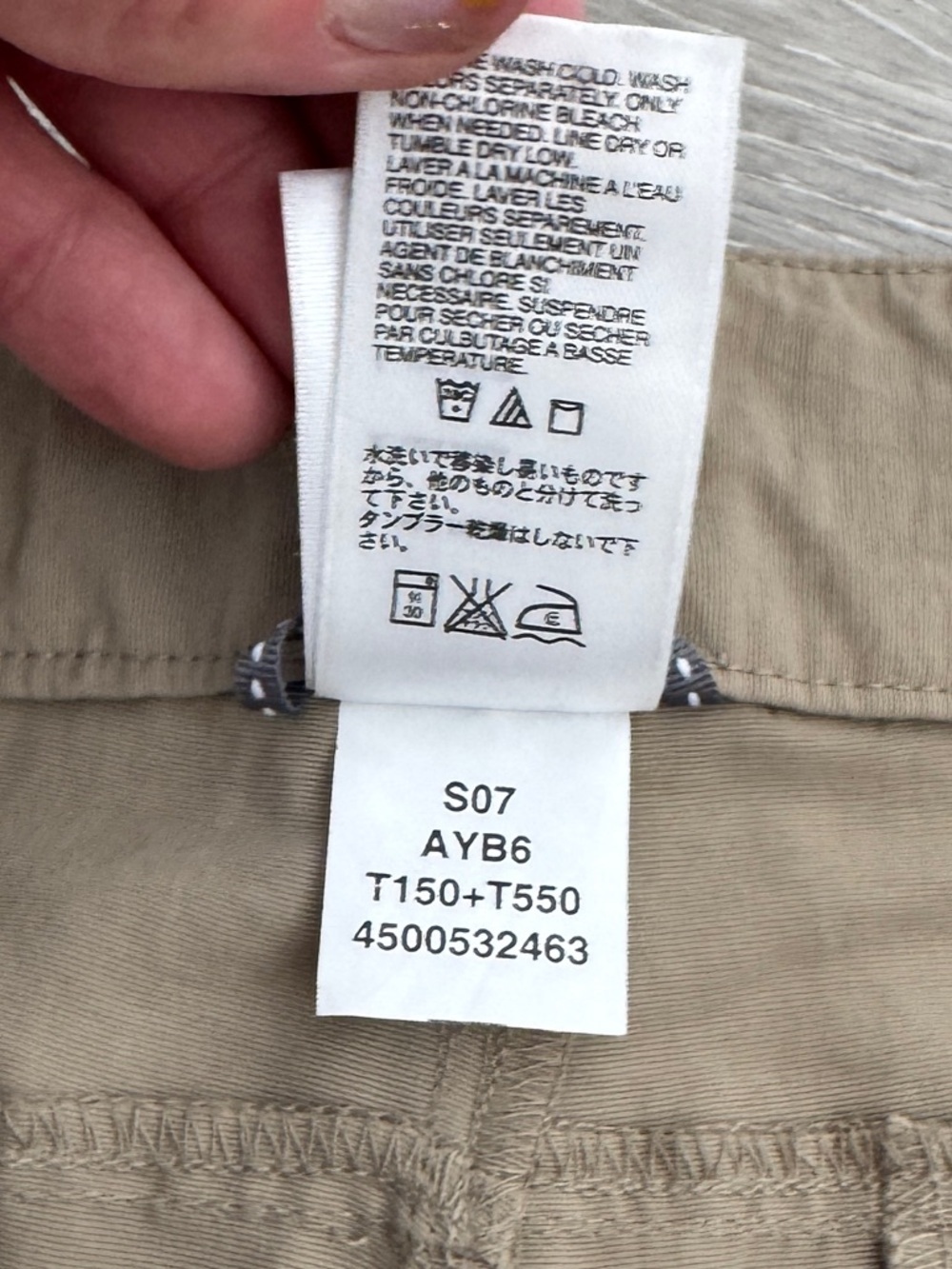 The North Face Convertible Hiking Pants Roll Up Capri Tan Women’s 12 - Picture 5 of 9